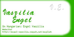 vaszilia engel business card